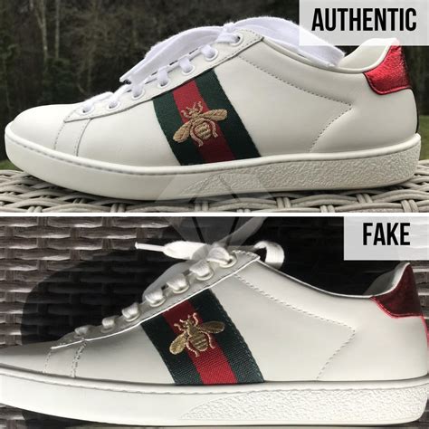 gucci ace sneakers fake vs real|Gucci ace sneakers hurt.